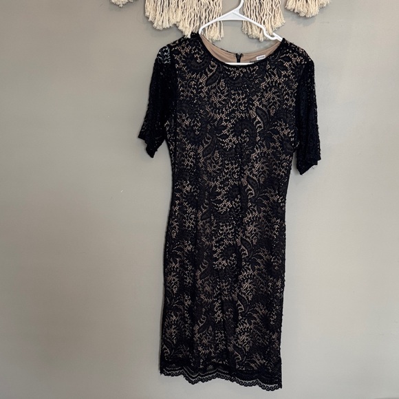 Sharagano Dresses & Skirts - Sharagano Black Lace Dress